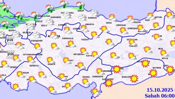 Batı’da Hafta Sonu Yağmur Uyarısı