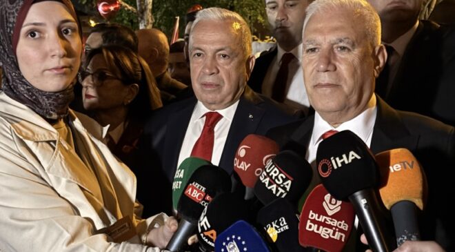 Bursada Coşkulu 29 Ekim Cumhuriyet Bayramı Kutlaması