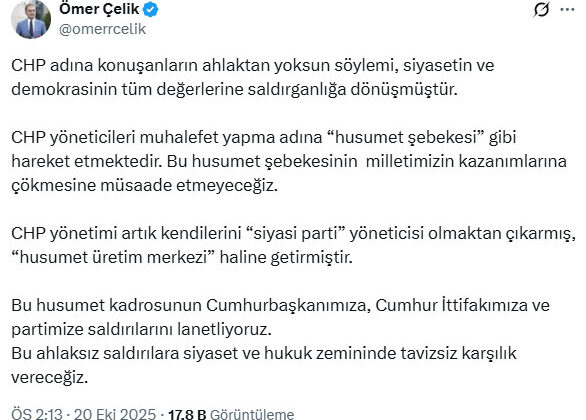 CHP’li Başarır’ın “Namus” çıkışına Çelik’ten Sert Sözler