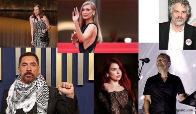 Dünyaca ünlü isimlerden İsrail tepkisi