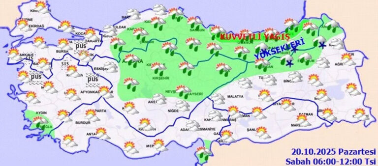 Sonbahardan Kışa Geçiş: "Yağmur ve Kar Yolda"