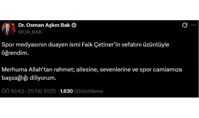 Usta Gazeteci Hayatını Kaybetti