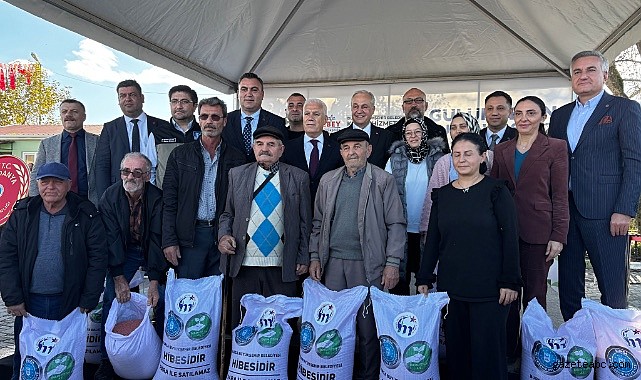 Büyükşehirden çiftçiye destek