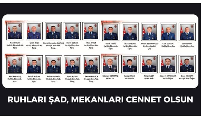 C-130 Kazasında Merzifon Üssü Personeli Kaybı