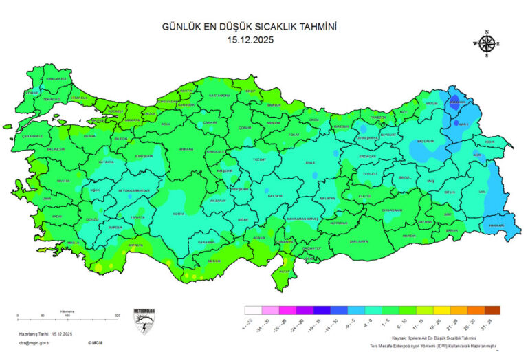 18 Şehre Kar Geliyor
