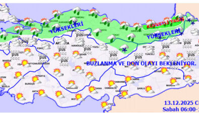 Meteorolojiden 5 kente Kar Alarmı