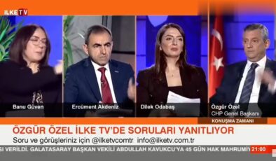 Özgür Özel’den Yayında Dil Sürçmesi