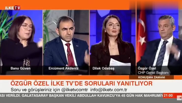 Özgür Özel’den Yayında Dil Sürçmesi