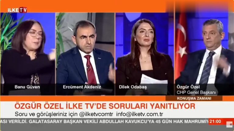 Özgür Özel’den Yayında Dil Sürçmesi