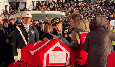 Şehit Polislerimiz Son Yolculuklarına Uğurlandı