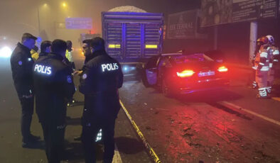 Sisli Yolda Hız Felaket Getirdi