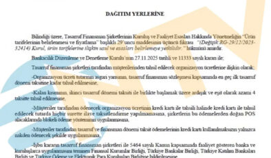 Tasarruf Finansman Şirketlerine Ücret Sınırı