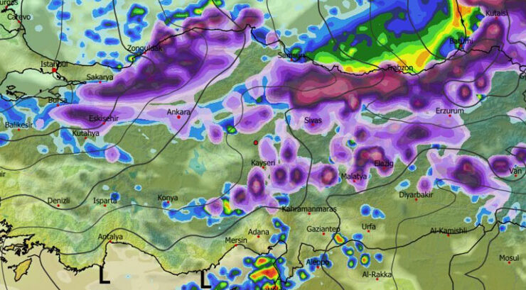 Türkiye Yeni Yıla Soğuk ve Karla Giriyor