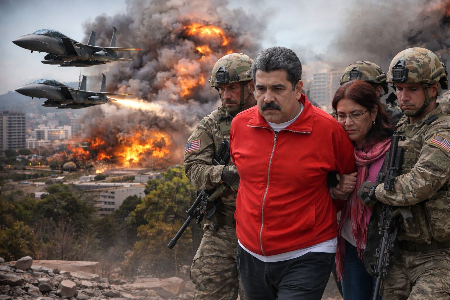 ABD Venezuela'ya Askeri Saldırı Başlattı