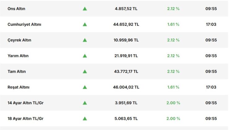 Altın Rekor Kırıyor