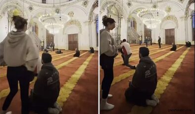Aziziye Camii’ndeki Uygunsuz Davranış Tepki Çekti