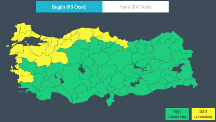 Kuvvetli Lodos Fırtınası Uyarısı