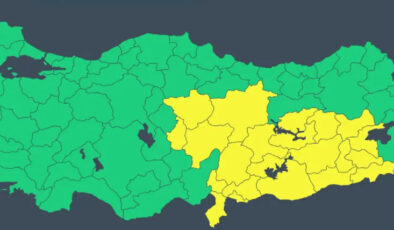 Meteoroloji’den Yoğun Yağış Alarmı