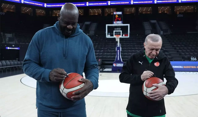 NBA Efsanesi Erdoğan İle Yan Yana