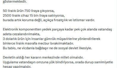 Oktay Saral: “Milletin Omzuna Yük Binmemeli”