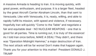 Trump’tan İran’a Büyük Tehdit