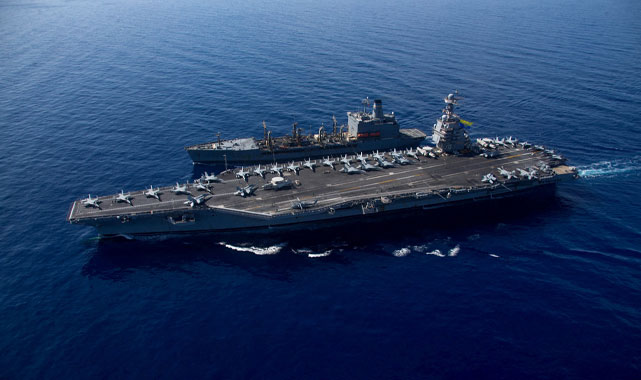 ABD Gemileri Orta Doğu Yolunda