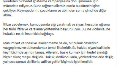 Dilek İmamoğlu’ndan ilk açıklama