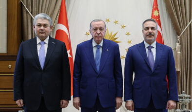 Erdoğan Kazakistan Dışişleri Bakanı İle Görüştü