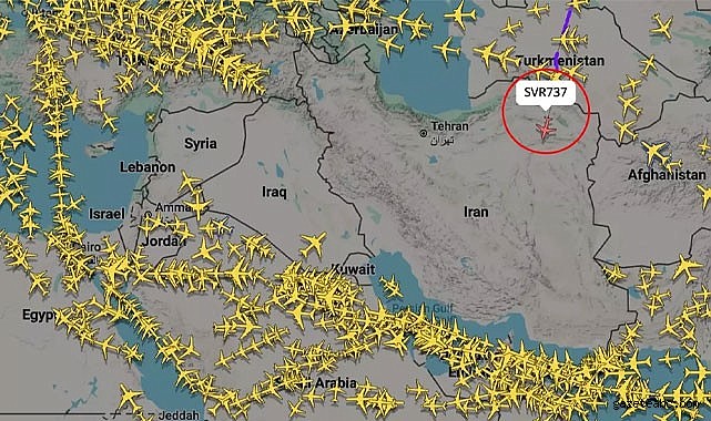 İran Hava Sahasında Kaos
