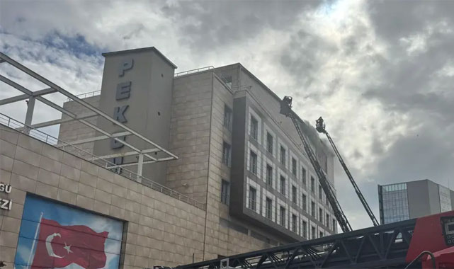 Polis Merkezinde Yangın