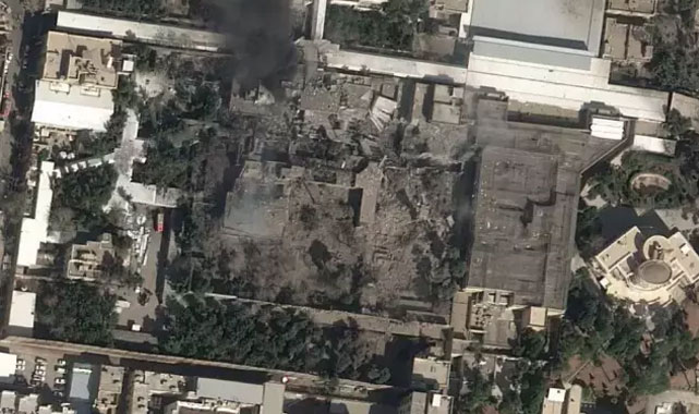 Saldırı sonrası ilk görüntü