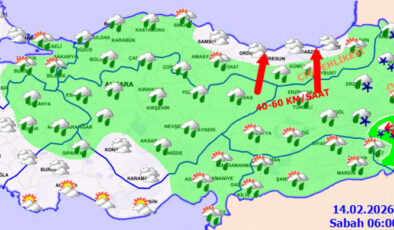 Sıcaklık Batı’da Yükseliyor