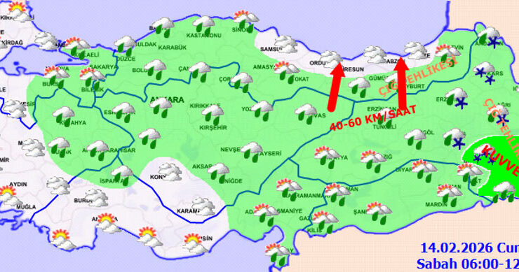 Sıcaklık Batı’da Yükseliyor