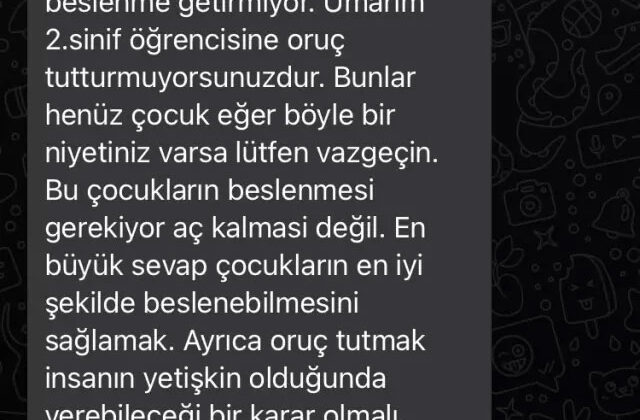 Tartışmalı Mesaj Sosyal Medyayı Salladı