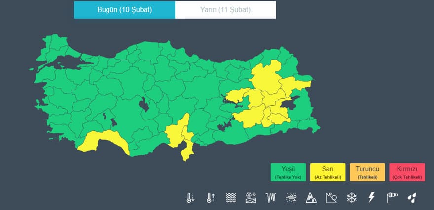 Türkiye Genelinde Sağanak ve Kar Yağışı