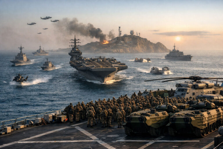 ABD Deniz Gücü Bölgeye İlerliyor