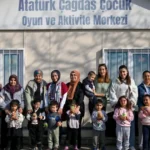 Bornovalı miniklere Çim Adam Atölyesi