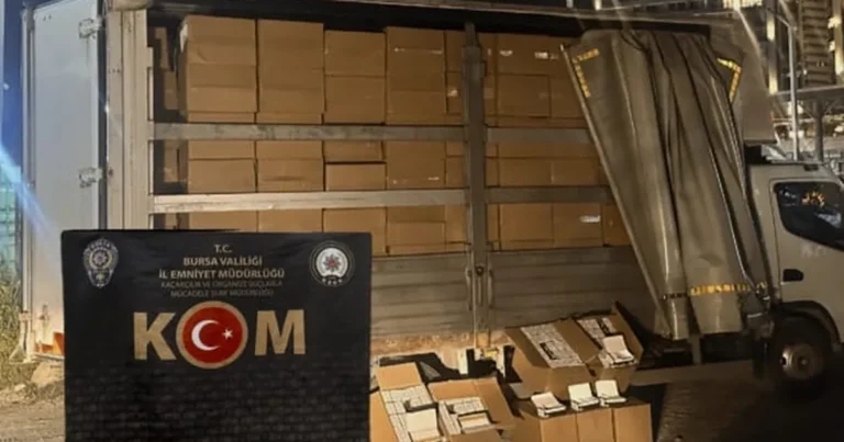 Bursa’da 3 milyon kaçak makaron ele geçirildi