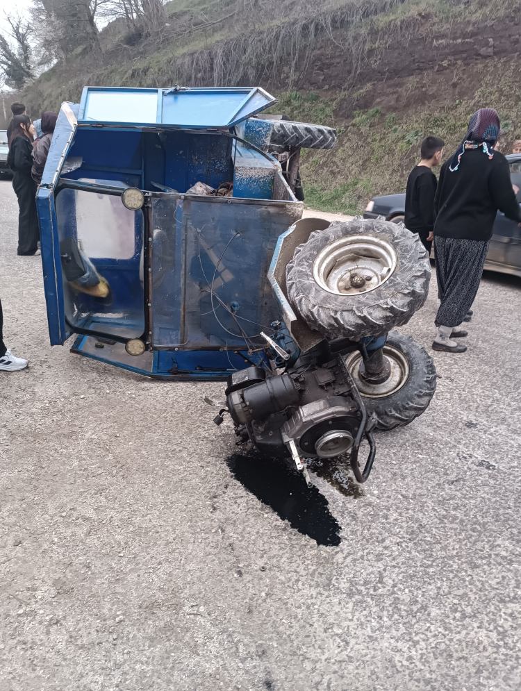 Düzce Yığılca’da patpat kazası: 2 yaralı