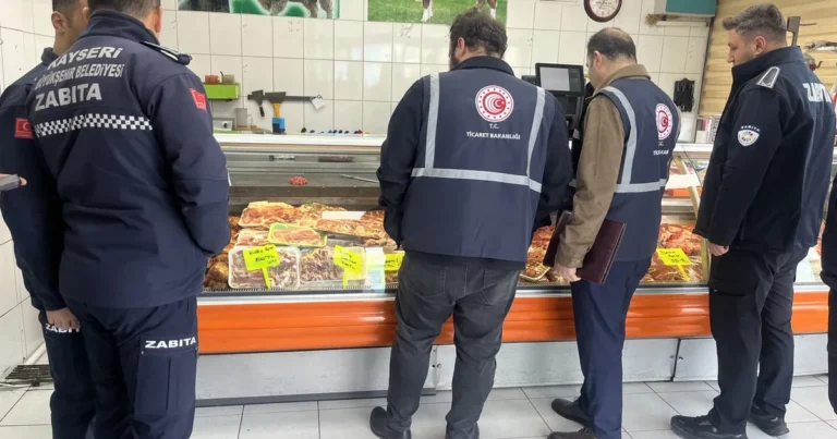 Kayseri zabıtasından kasaplara yakın takip