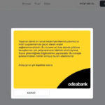 Odeabank’ta Erişim Sorunu