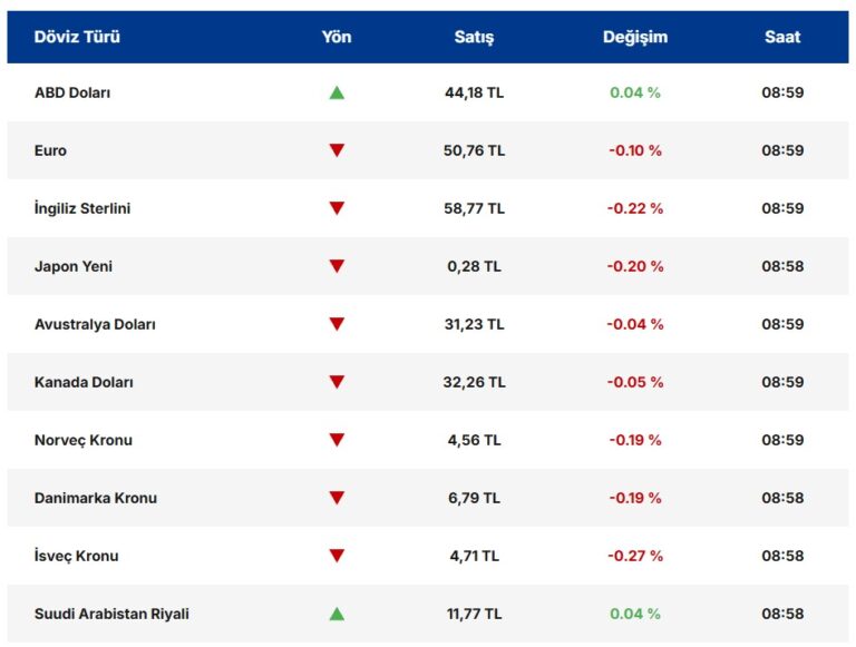 Orta Doğu Ateşi Dövizleri Etkiliyor